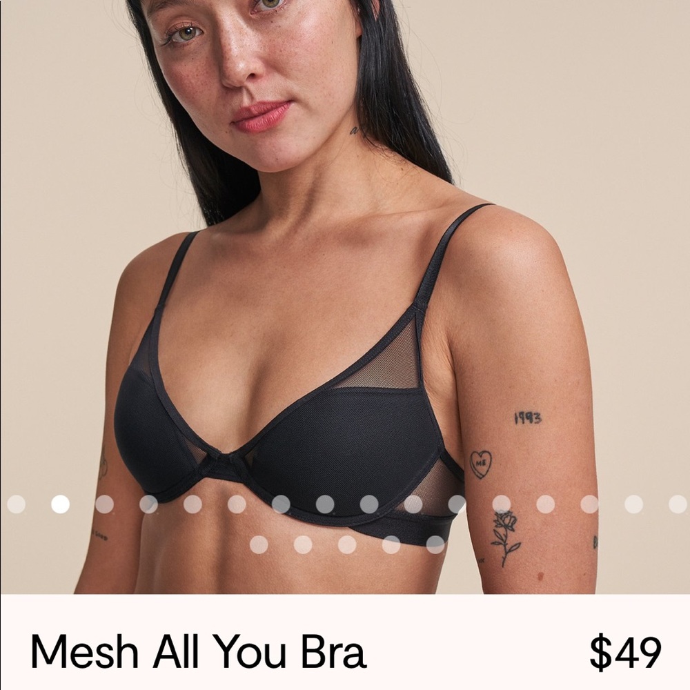 NWT Pepper Mesh All You Bra